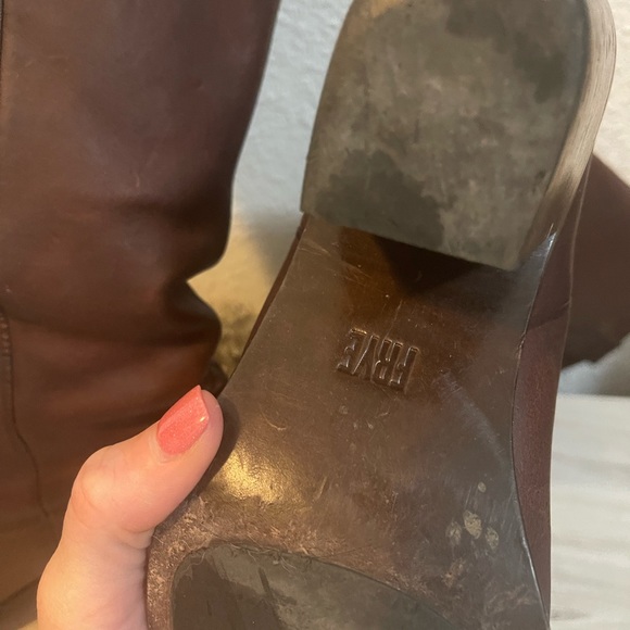 Frye Faye Metal Plate Pull On Western Boot 7.5 - Picture 10 of 13